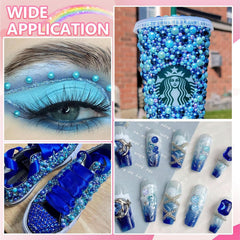 Tatiwoo pearls decorating shoe detail, illustrates lightweight embellishment benefit