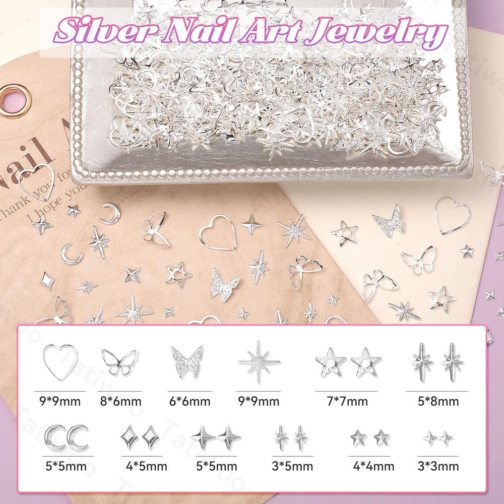 Tatiwoo assortment of small studs and rivets displayed for accent placement benefits