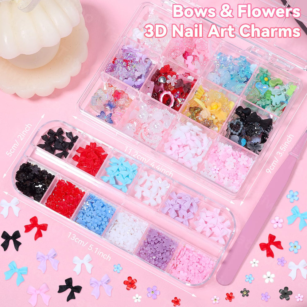 Tatiwoo close-up of charm tray displaying mixed shapes and vibrant colors for creativity
