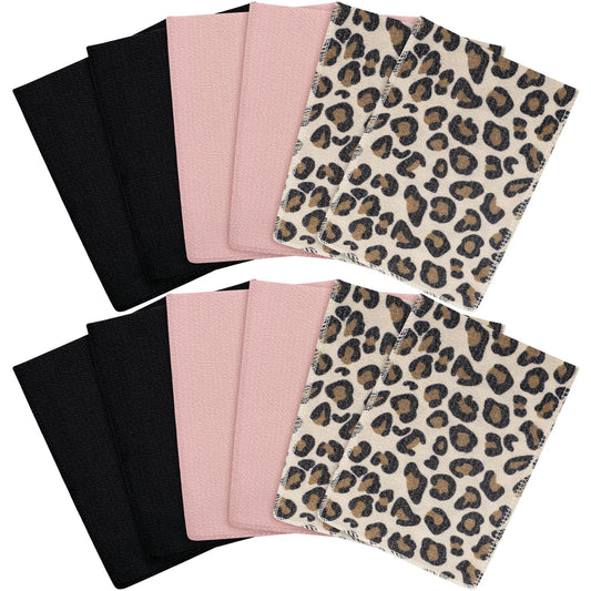 Tatuo front packaging showing 12 assorted exfoliating mitts and convenience