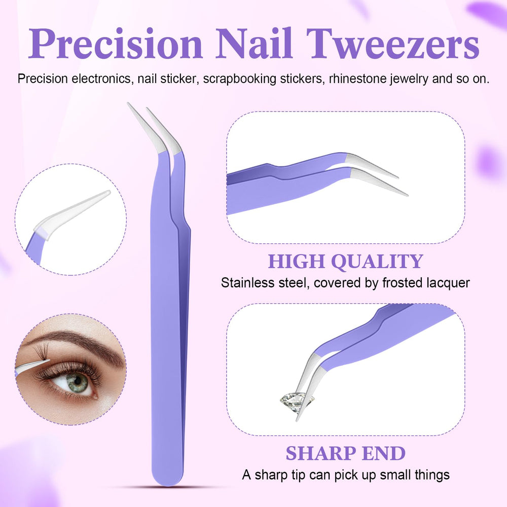 Tatuo pen in use applying rhinestones to nails for precise results