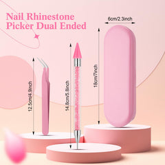 Tatuo wax tip closeup demonstrating sticky pickup for quick gemstone placement