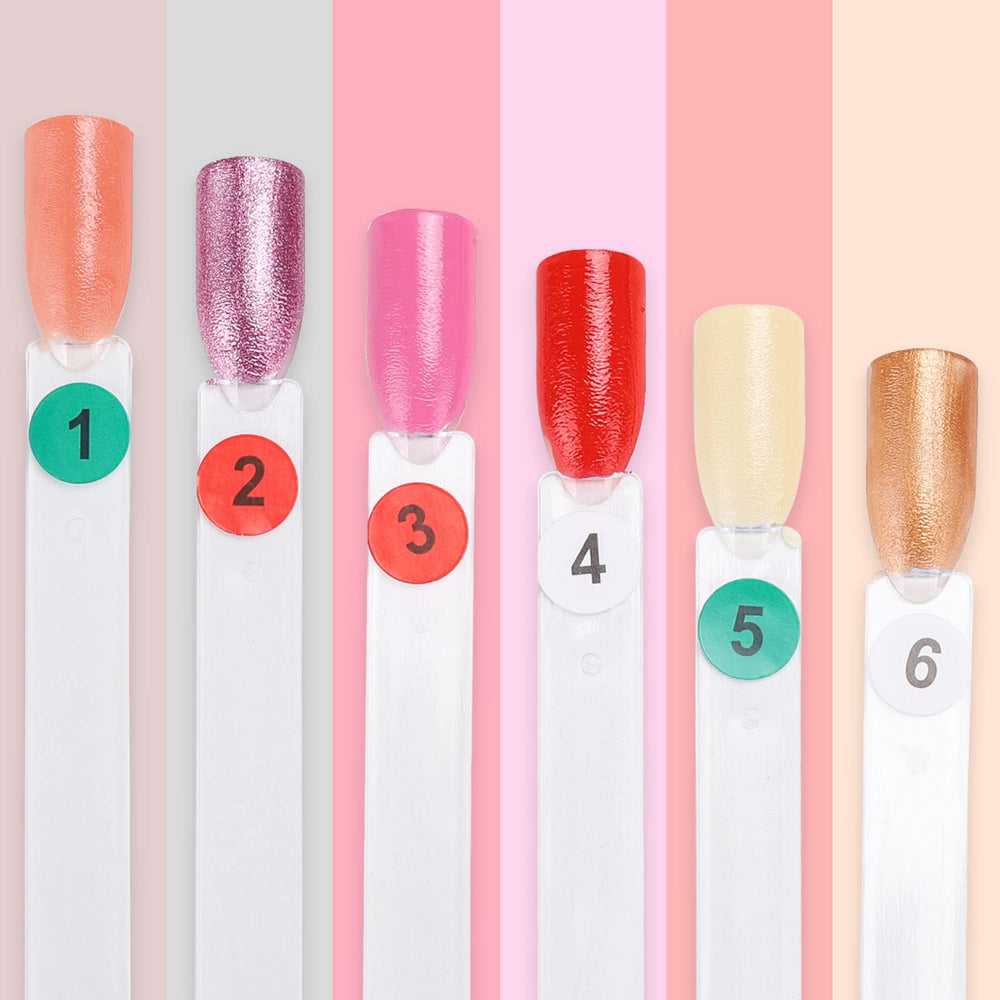 Tbestmax three-coat comparison on swatches showing opacity differences