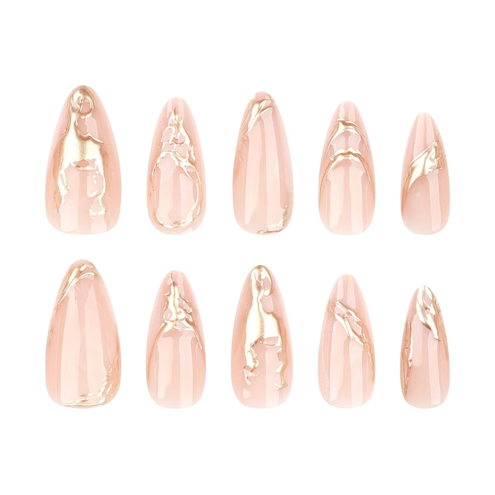 TBRZTR glossy nail surface texture, highlights natural shine benefit