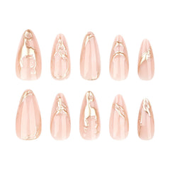 TBRZTR glossy nail surface texture, highlights natural shine benefit