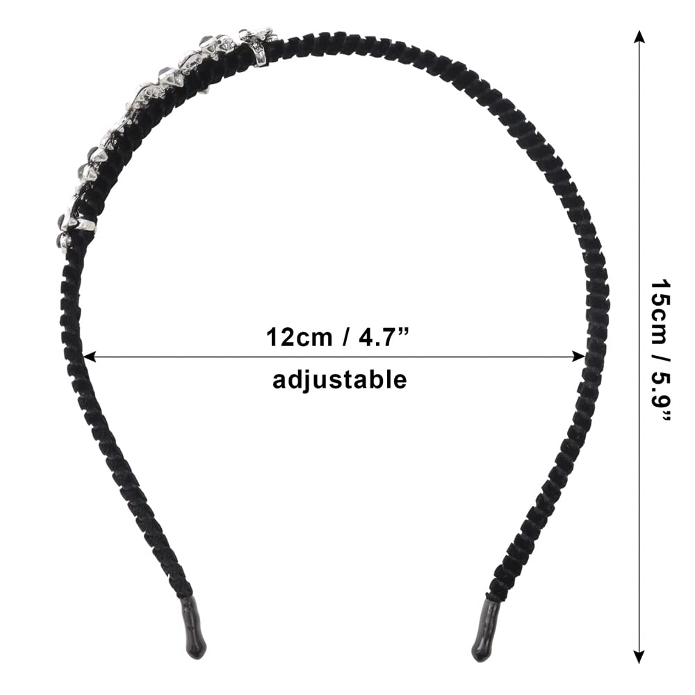 TCOTBE headband beside ruler showing compact size and travel-ready