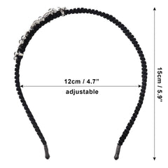 TCOTBE headband beside ruler showing compact size and travel-ready