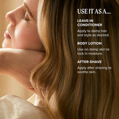Tea Tree label and ingredients highlighting botanical blend benefits