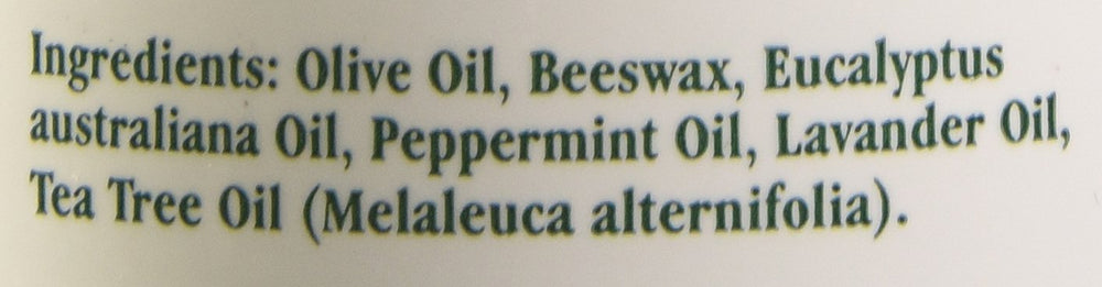 Tea Tree Therapy eucalyptus oil close-up highlighting Australian source and fresh aroma