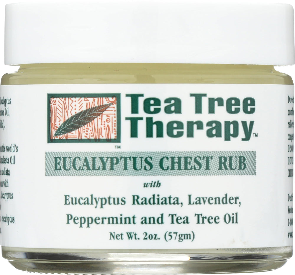 Tea Tree Therapy front tin showing product brand and compact size for convenience