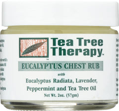 Tea Tree Therapy front tin showing product brand and compact size for convenience