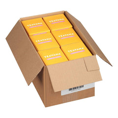 Teavana chamomile blush front packaging showing brand and tea benefits