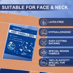 TEAWOO applied to forehead demonstrating lift and smoother appearance