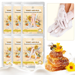TEAWOO front packaging showing hand and foot mask set and benefits