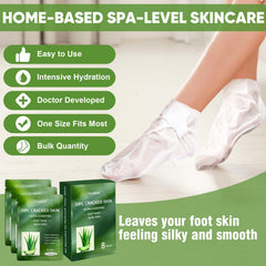 TEAWOO before and after heel comparison illustrating smoother, softer skin