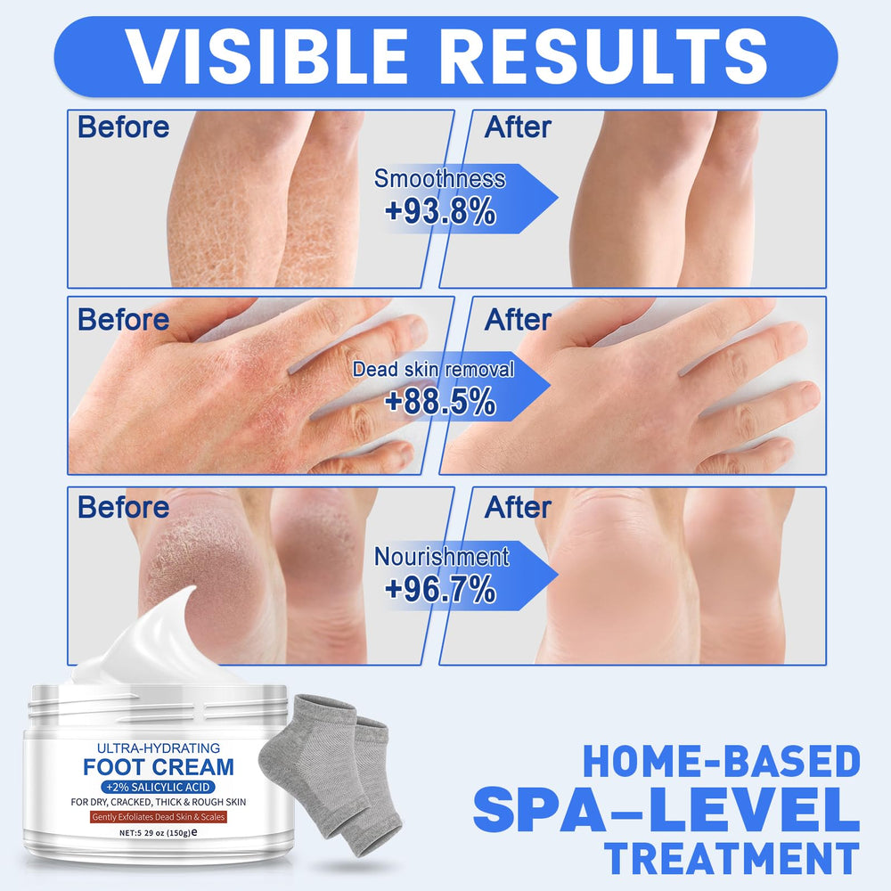 TEAWOO gel heel socks packaging and pair showing reusable design for intensified moisturization