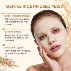 TEAWOO mask displayed in bathroom setting suggesting relaxing nighttime routine
