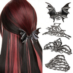 TEBIEKOY front view of four gothic clips shows bold designs and easy styling