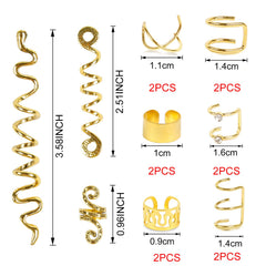 TEBIEKOY accessories spread with braiding tool illustrating complete kit ready to use