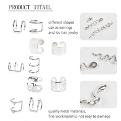 TEBIEKOY spiral piece wrapped on braid showing secure hold and styling option