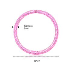 TecUnite close-up of glitter texture on band, decorative finish with gentle grip