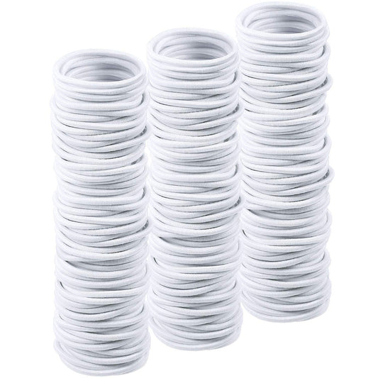 TecUnite front packaging of 200 hair ties showing assortment and convenience