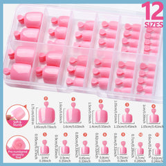 Teenitor 120pcs layout and numbered sizes for quick size matching benefit