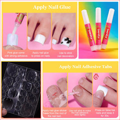 Teenitor application on foot demonstrating quick at-home pedicure and confident style