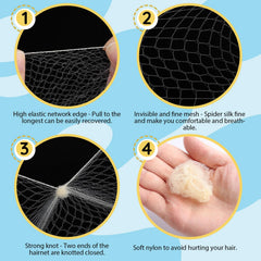 Teenitor U-shaped bobby pins and elastics displayed for firm hold