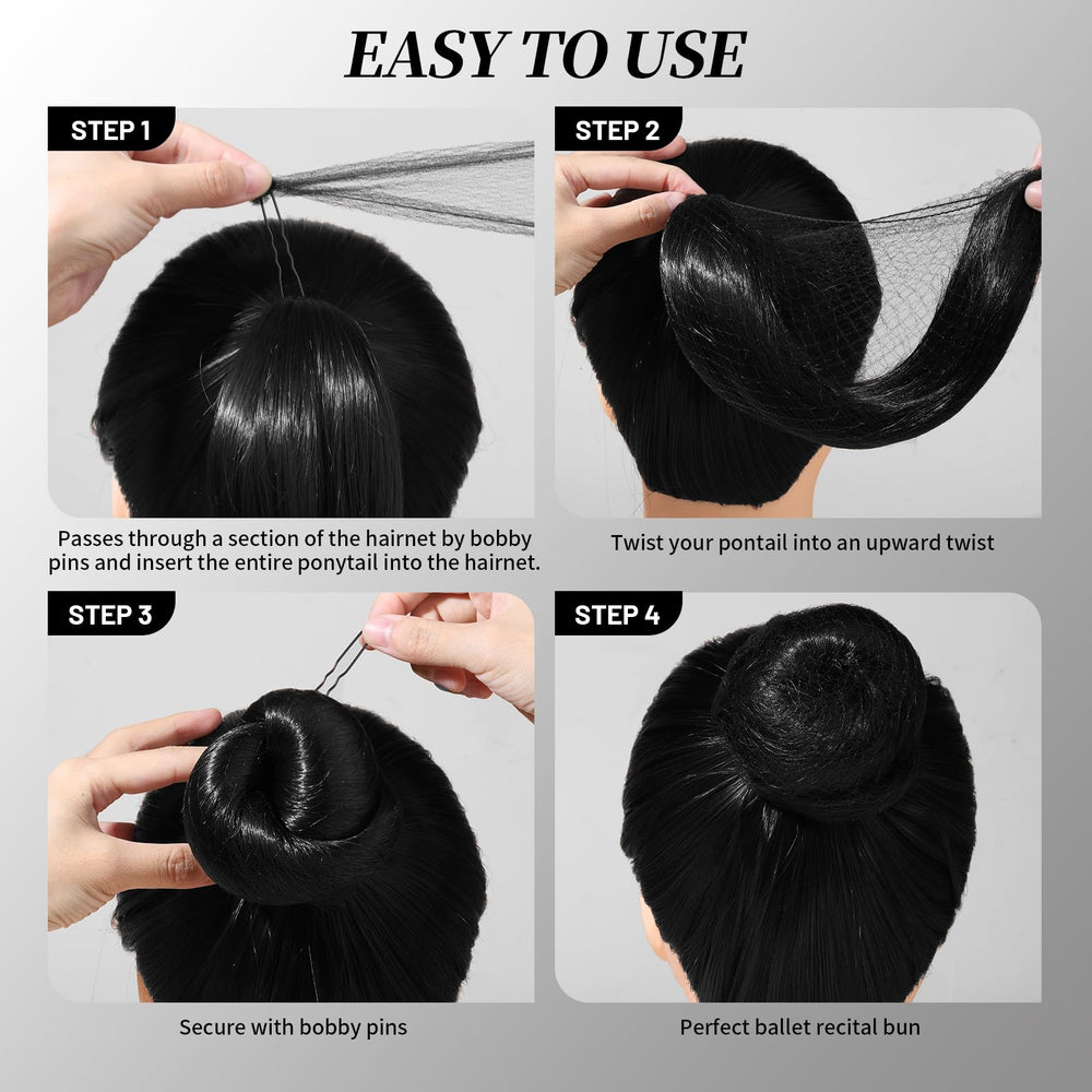 Teenitor bun in use styling demo showing quick polished updo benefit