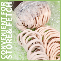 Teenitor clear elastics close-up highlighting fine braided use and durable stretch