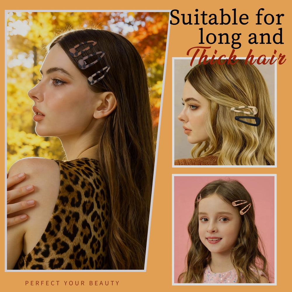 Teenitor barrettes clipped into hair demonstrating secure hold and tidy style benefit