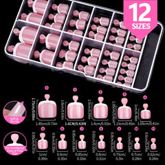 Teenitor close-up of glossy pink French tip texture highlighting salon-like shine