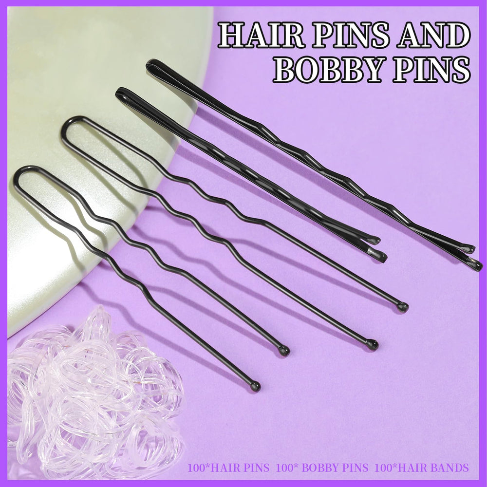 Teenitor close-up of waved bobby pin demonstrating secure grip
