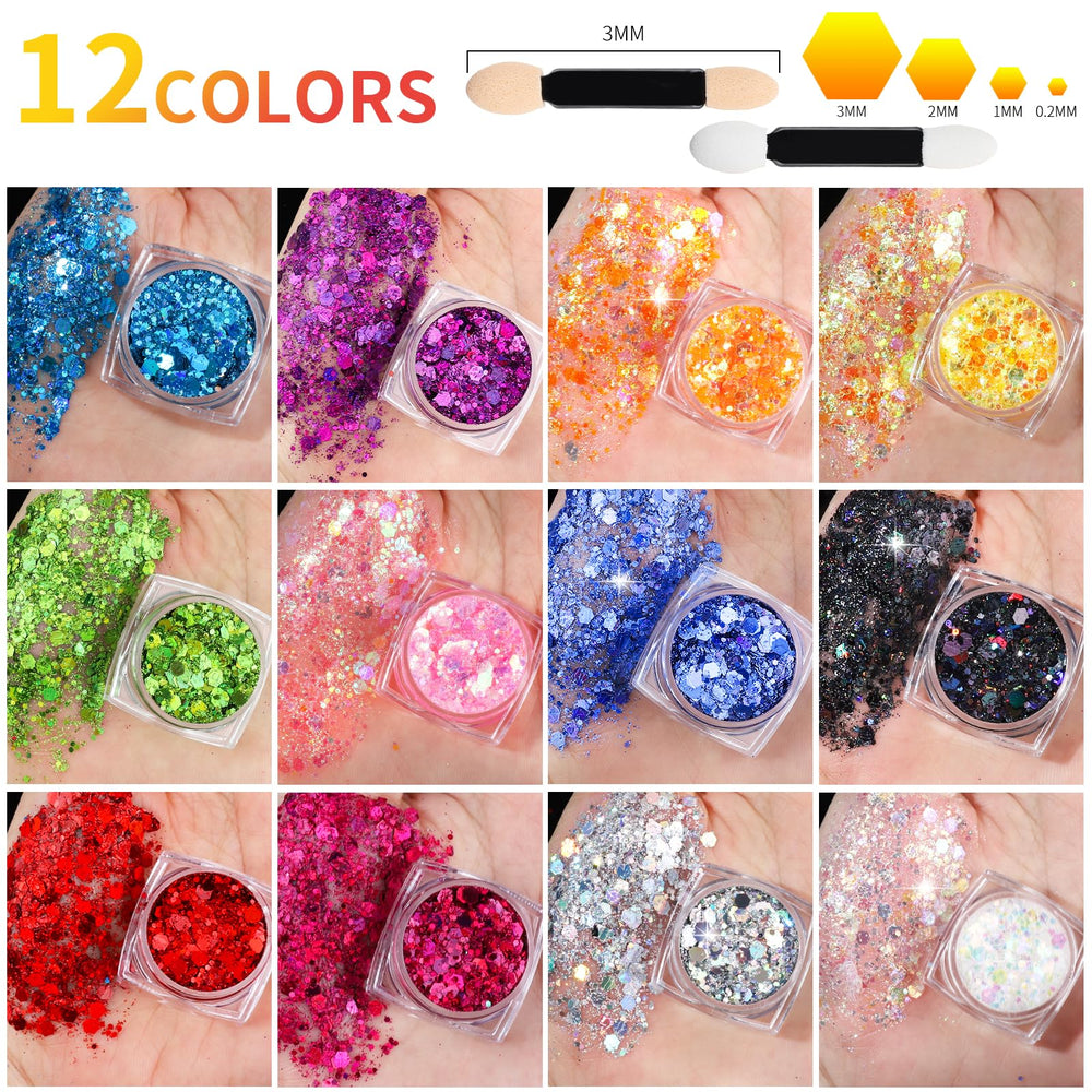 Teenitor gel texture close-up showing smooth glitter particles for even application