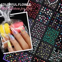 Teenitor colorful floral sheet vibrant patterns for seasonal manicures