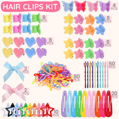 Teenitor contents arranged to display all clip styles for quick selection