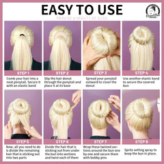 Teenitor extra large bun example creating voluminous updo for thick hair benefit