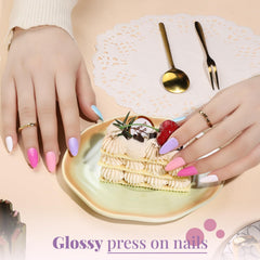 Teenitor French tip selection laid out to show elegant, professional-style tips
