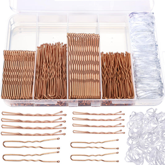 Teenitor front box with rose gold pins showing organized compartments and portability