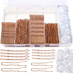 Teenitor front box with rose gold pins showing organized compartments and portability