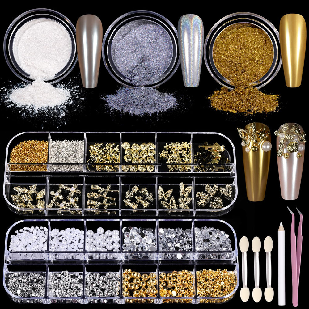 Teenitor kit front view showing powders and decoration boxes for versatile looks
