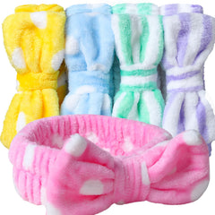 Teenitor front pack shot showing five colorful headbands and removable bows for gift-ready presentation