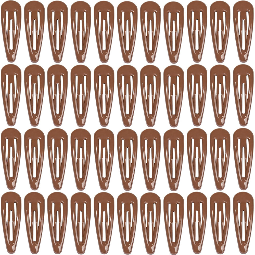 Teenitor brown snap clips front packaging shows neat box and quantity benefit