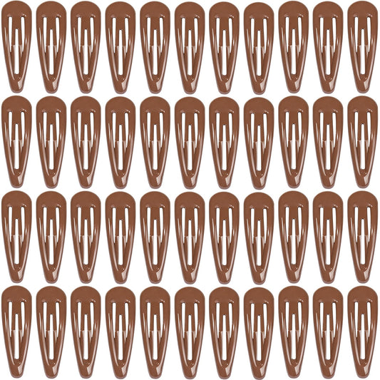 Teenitor brown snap clips front packaging shows neat box and quantity benefit