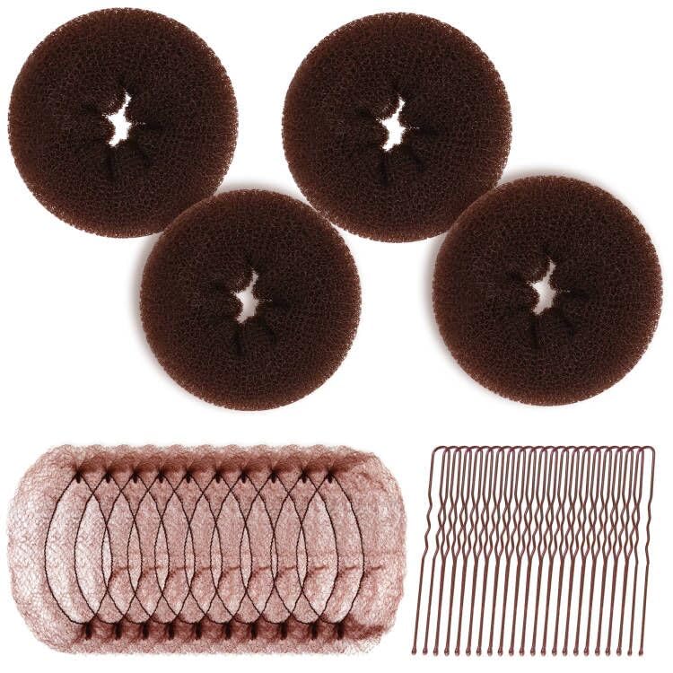 Teenitor front packaging showing full bun maker kit for easy styling
