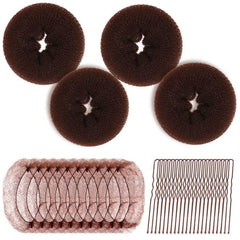Teenitor front packaging showing full bun maker kit for easy styling