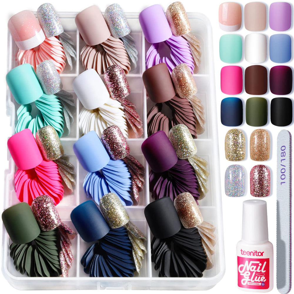 Teenitor front packaging showing all 360 nails and kit benefits