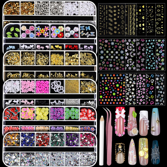 Teenitor front packaging showing full nail charm kit benefits