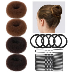 Teenitor front packaging showing small bun makers and accessories, ideal for easy styling